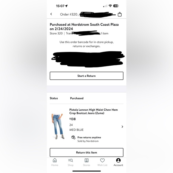 PISTOLA Lennon high waisted chew hem - Picture 11 of 12